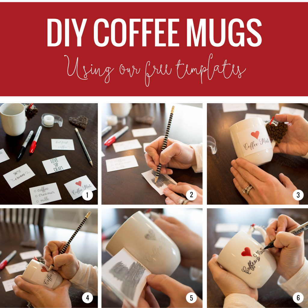 DIY coffee mugs