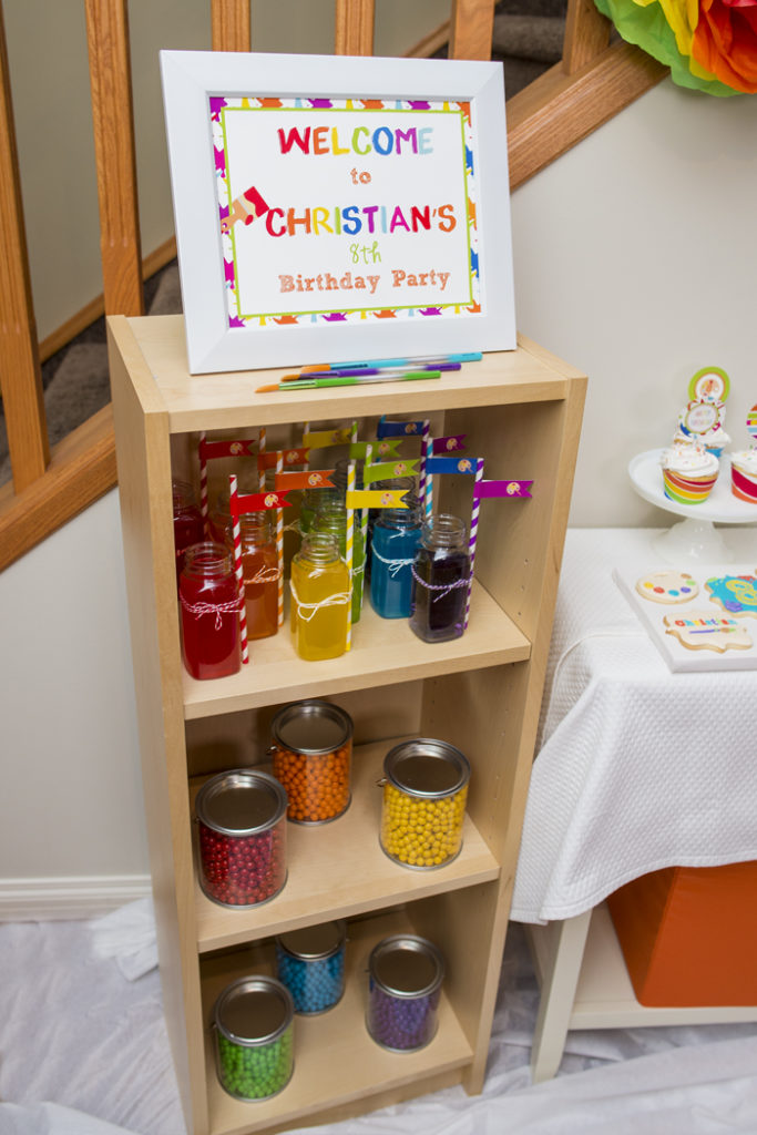 Art Studio Themed Birthday Party Ideas