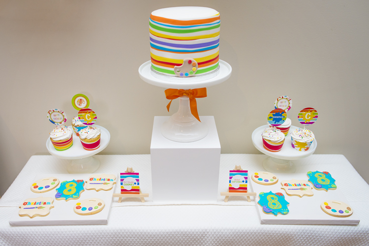Art Studio Themed Birthday Party