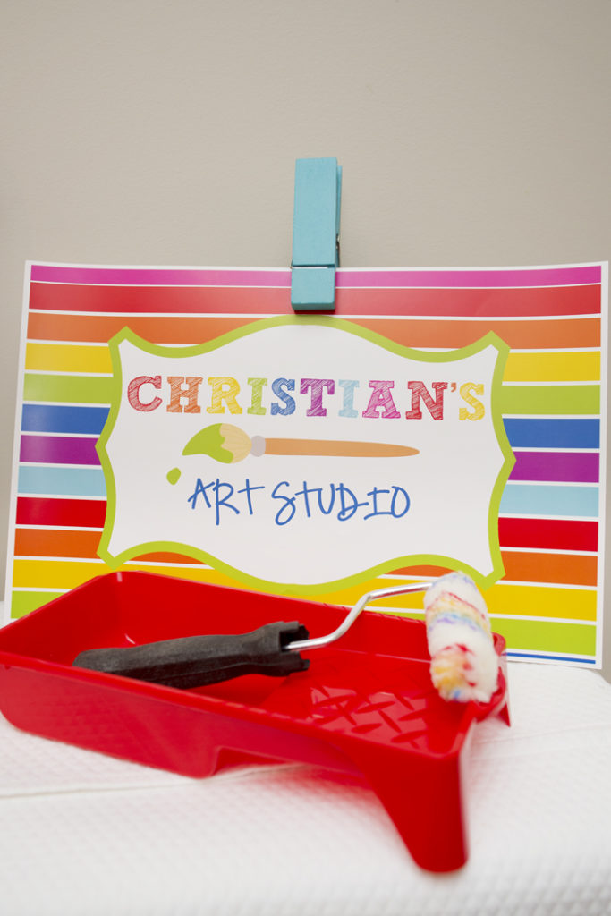 Art Studio Themed Birthday Party Ideas