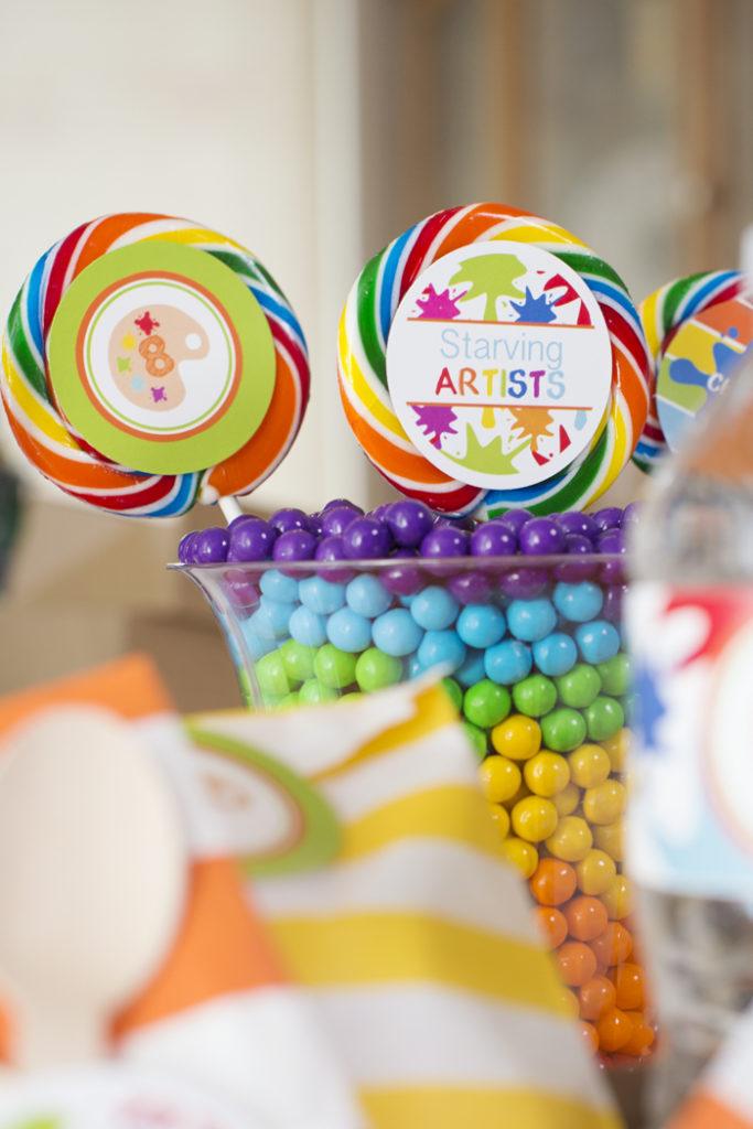 Art Studio Themed Birthday Party Ideas